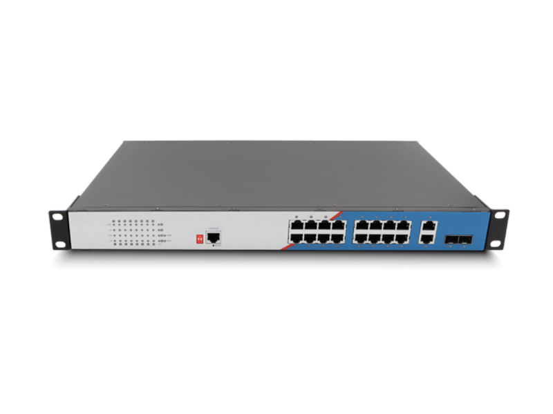Longline LNGIGF18GT-16POE-M 16×1000BASE-T POE Port+uplink 2×1000BASE-X SFP SLOT+2 ×1000BASE-T Endüstriyel Tip Switch