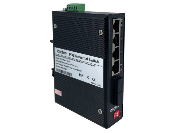 4×1000BASE-T POE PORT+2×1000BASE-X SFP Slot Dual Power ,DC48-57V